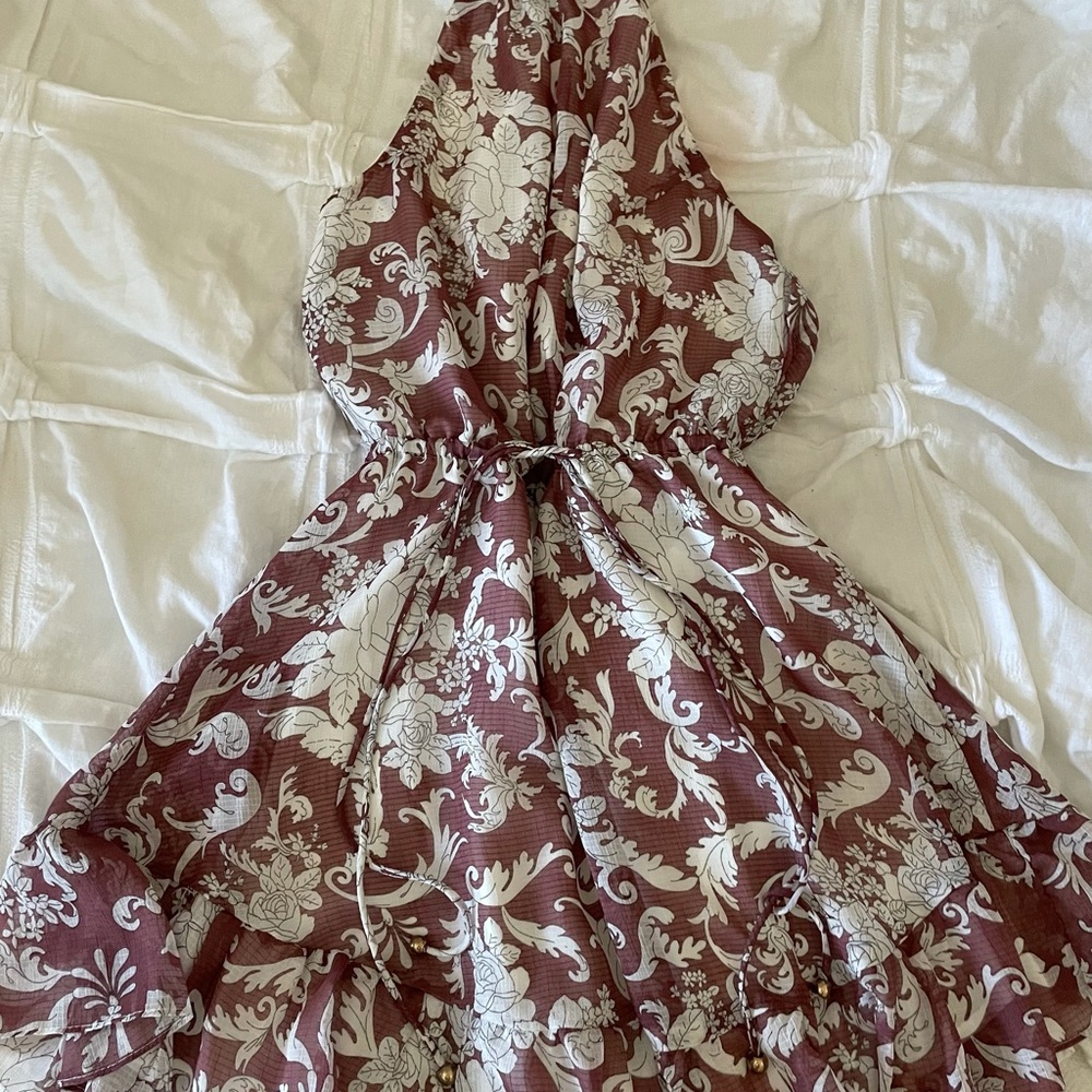 Halter mini dress